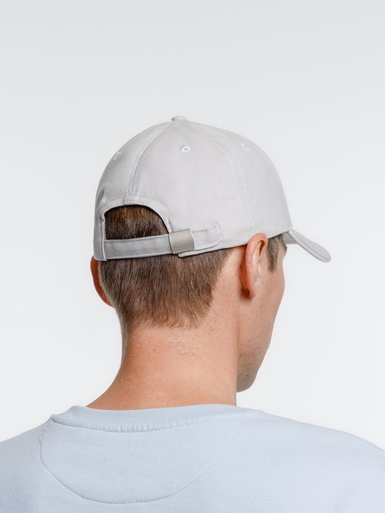 Бейсболка Spiker, серая с белым — изображение 9