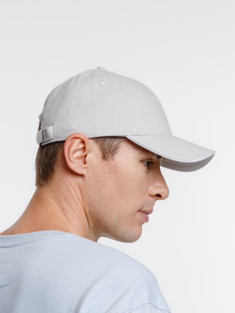 Бейсболка Spiker, серая с белым — изображение 8
