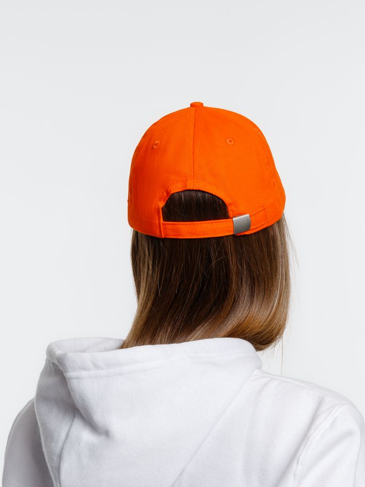 Бейсболка Spiker, оранжевая с белым — изображение 8