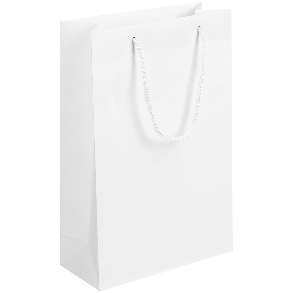 Пакет бумажный Plat M, белый — изображение 2