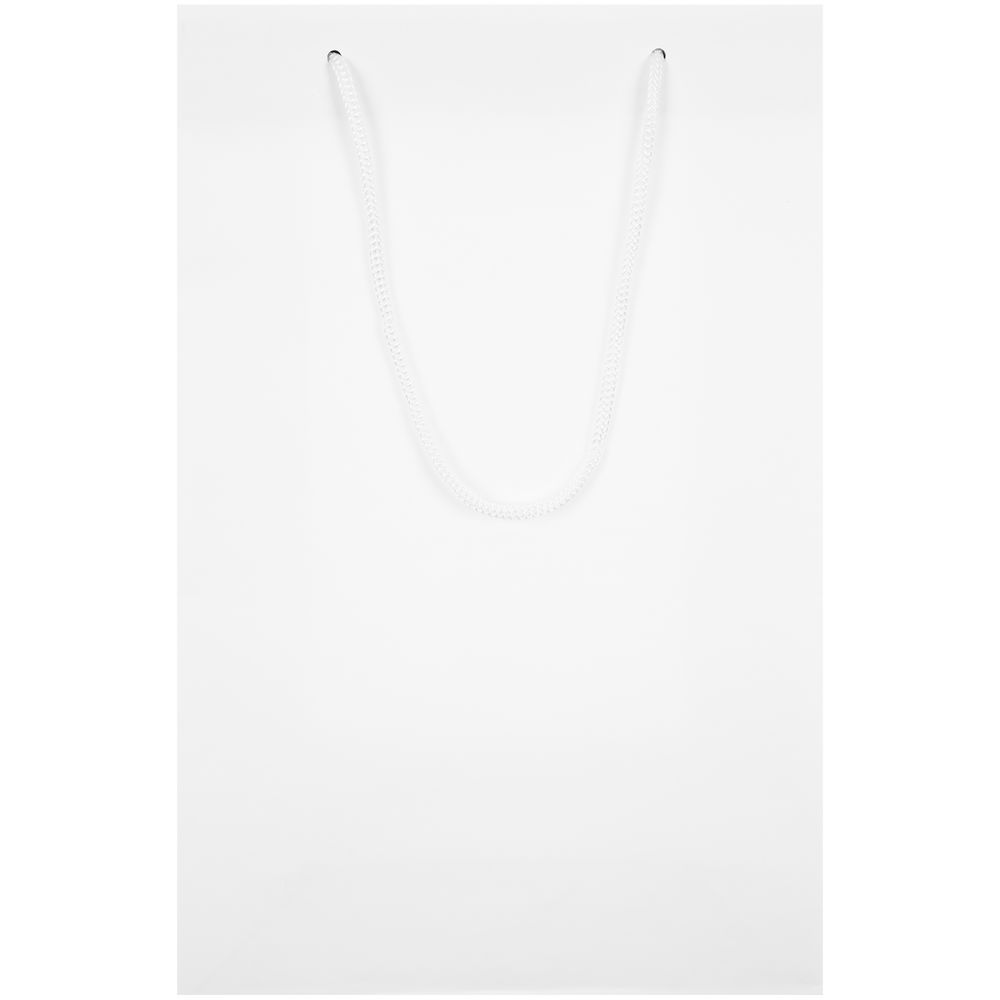 Пакет бумажный Plat M, белый — изображение 3