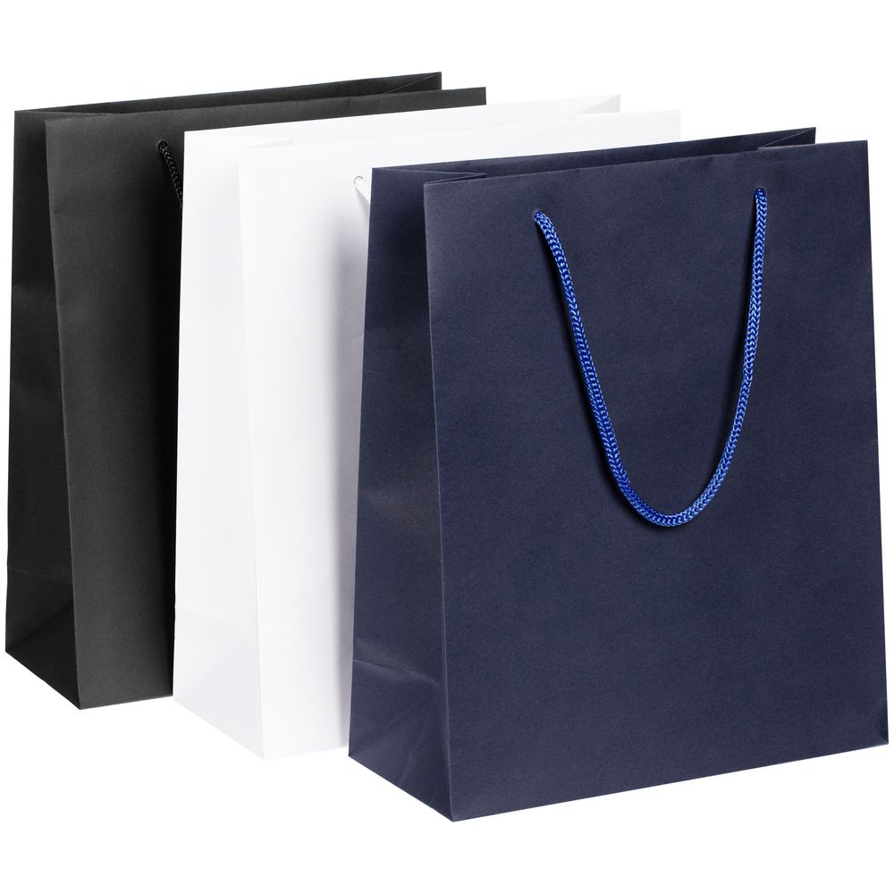 Пакет бумажный Vid M, синий — изображение 4