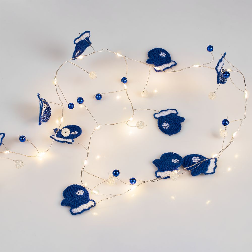 Гирлянда Merry Mittens, синяя — изображение 2