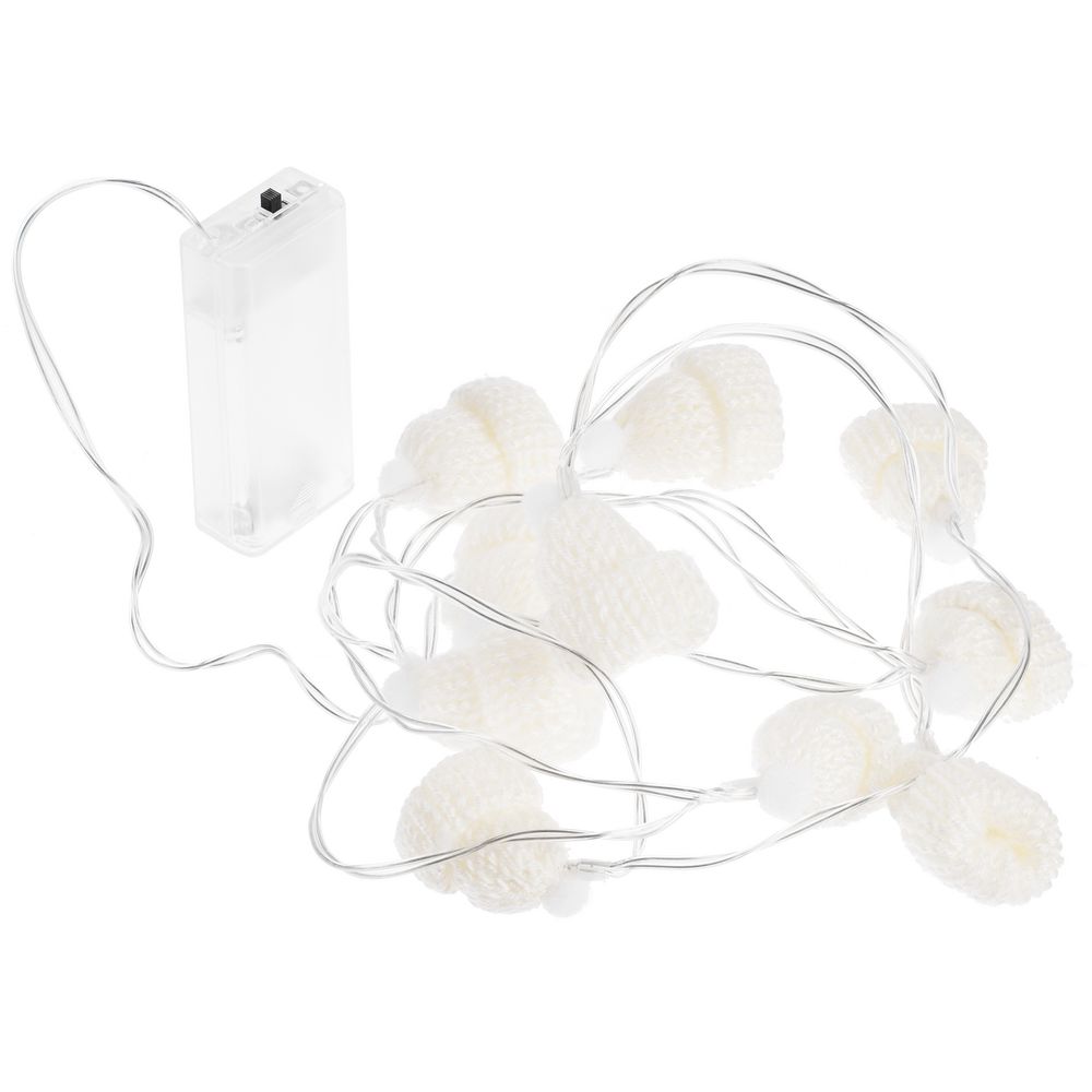 Гирлянда Cosy Poms, белая — изображение 6