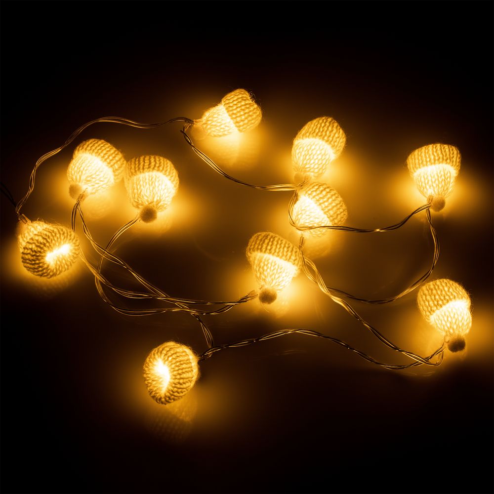 Гирлянда Cosy Poms, белая — изображение 4