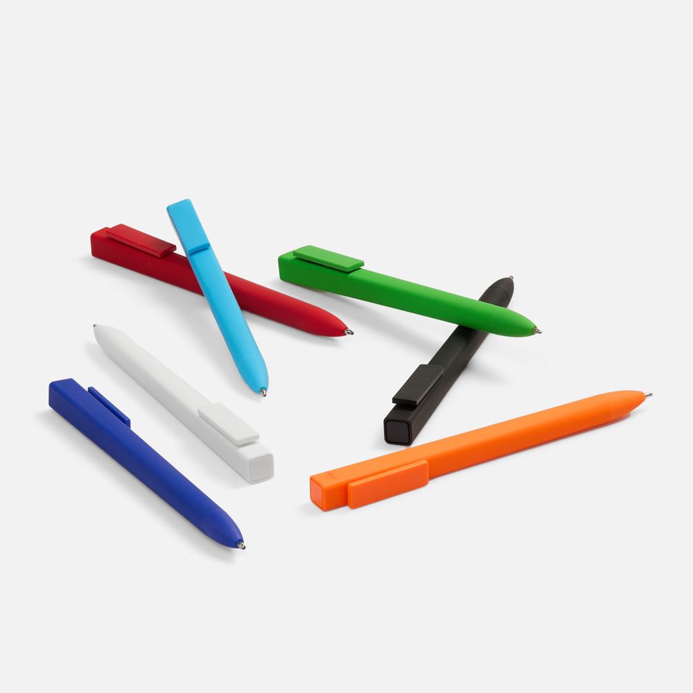 Ручка шариковая Swiper SQ Soft Touch, красная — изображение 6