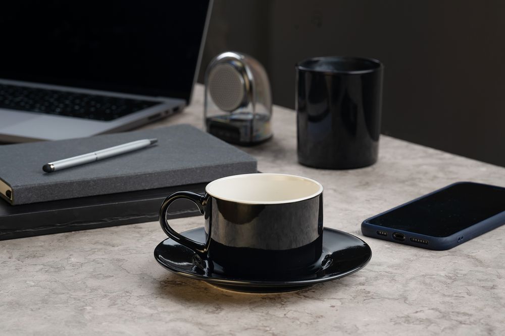 Набор для кофе Clio, черный — изображение 6