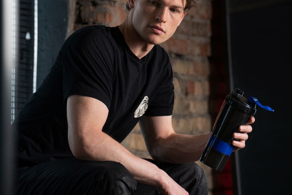 Спортивный шейкер Tonus, черно-синий — изображение 10