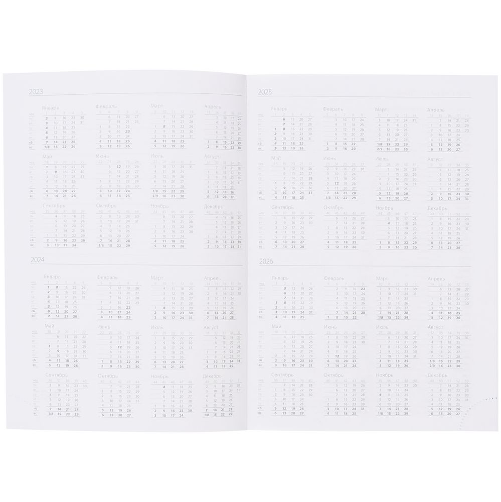 Ежедневник Favor Metal, недатированный, красный — изображение 5