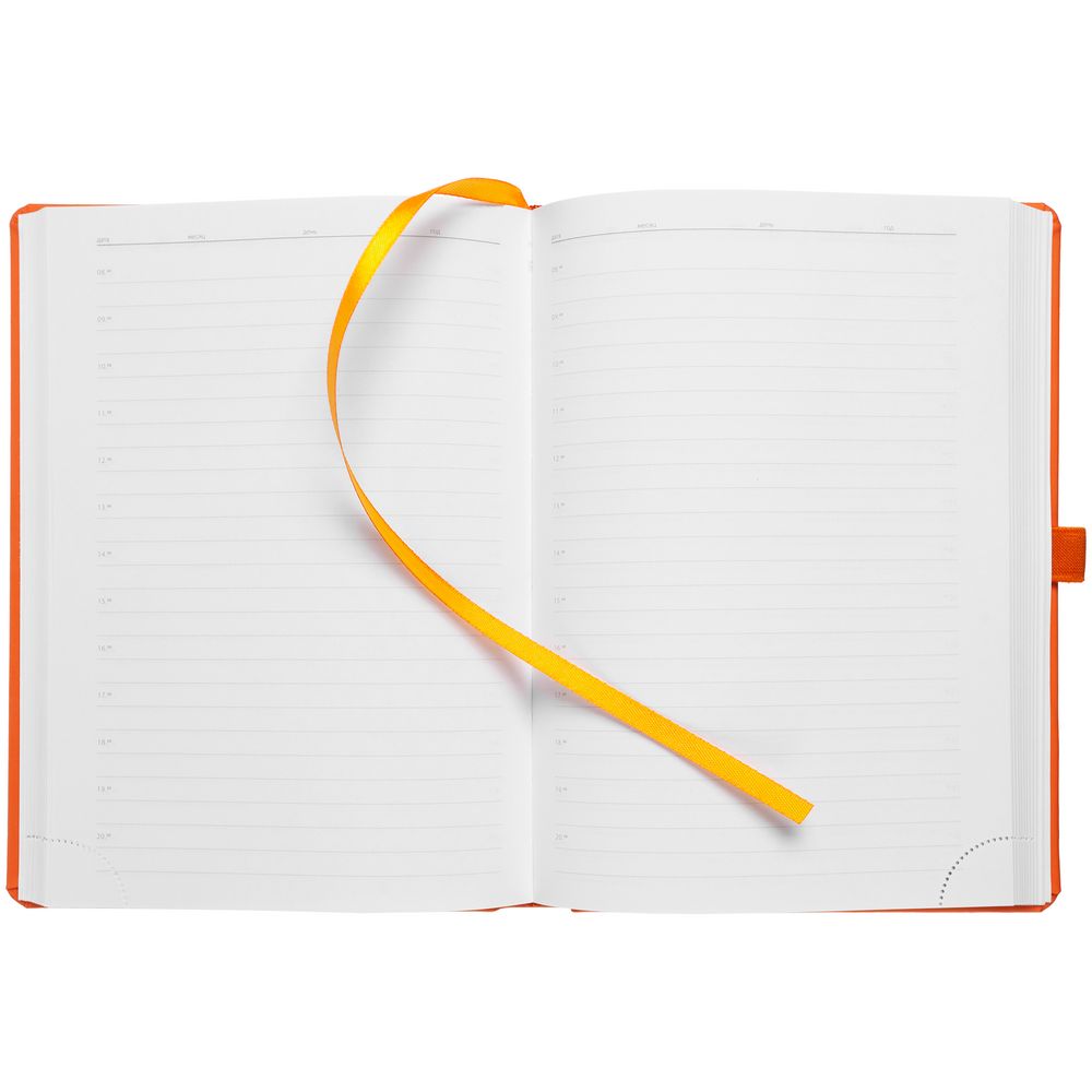 Ежедневник Favor Metal, недатированный, оранжевый — изображение 6