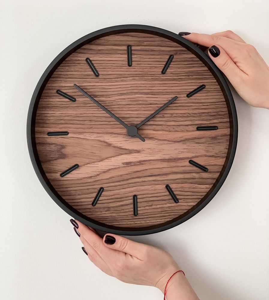 Часы настенные Tiger, палисандр — изображение 6