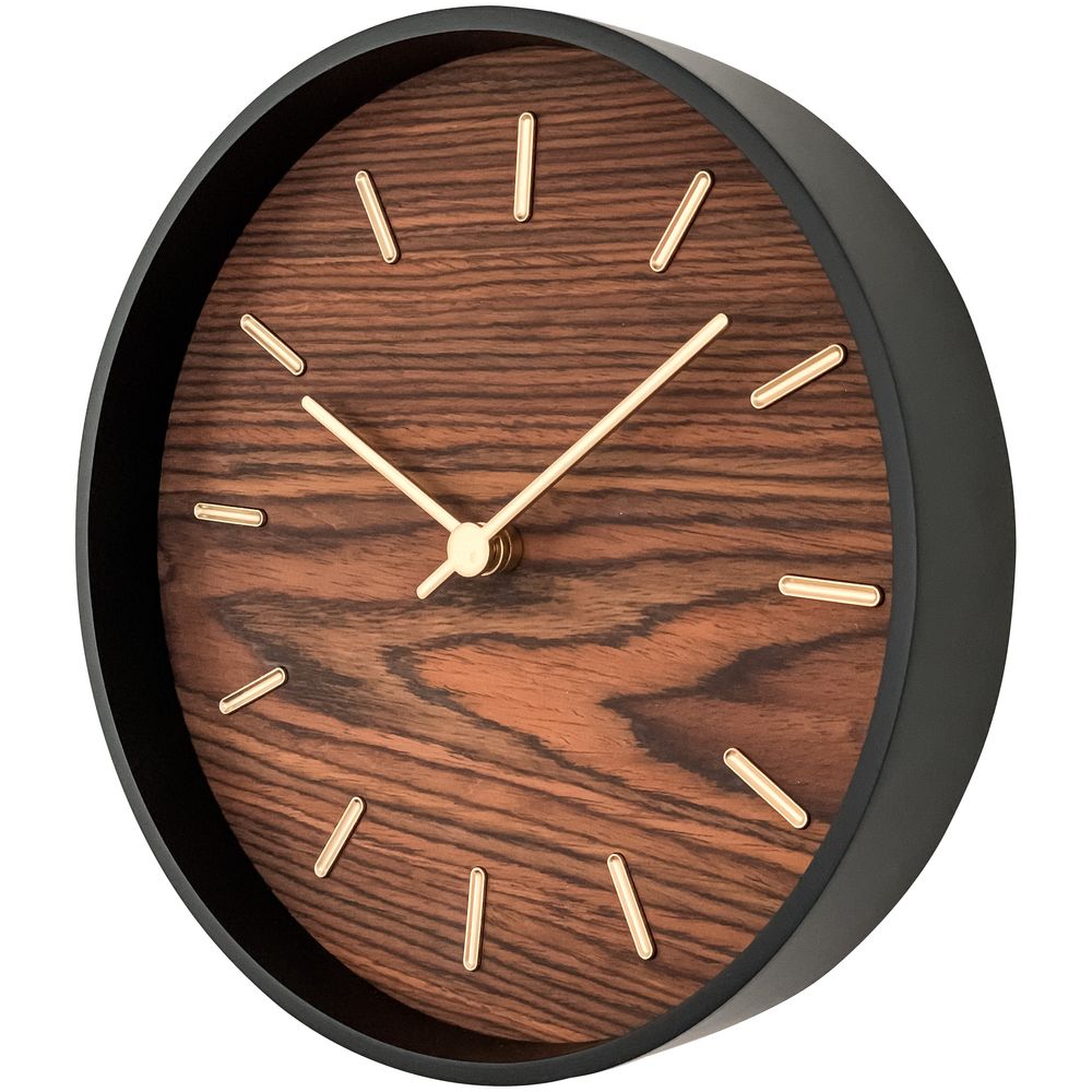 Часы настенные Echo, палисандр — изображение 3