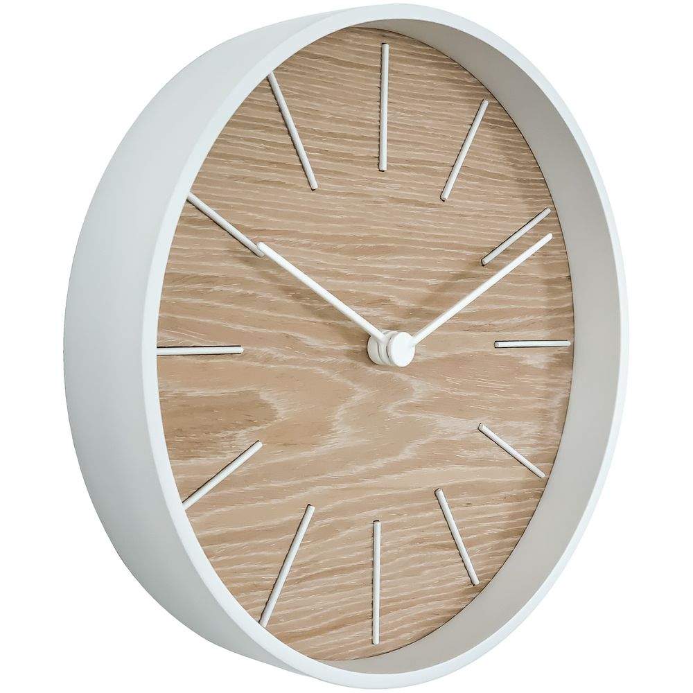 Часы настенные Bees, беленый дуб — изображение 3