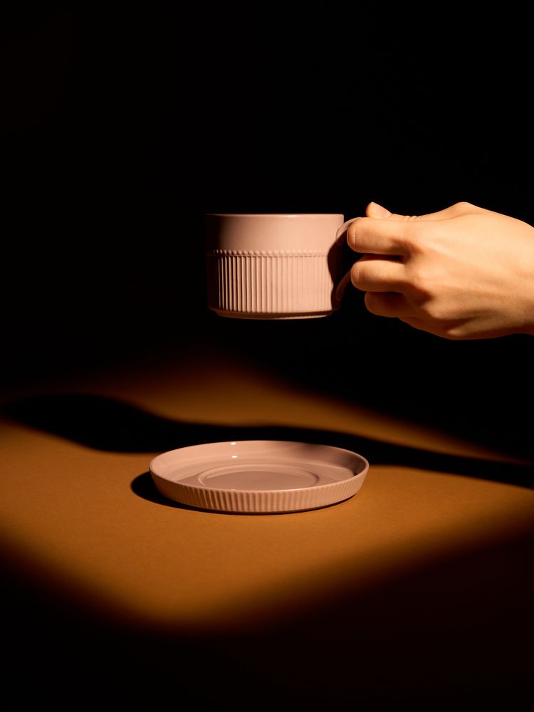 Чайная пара Pastello Moderno, розовая — изображение 12