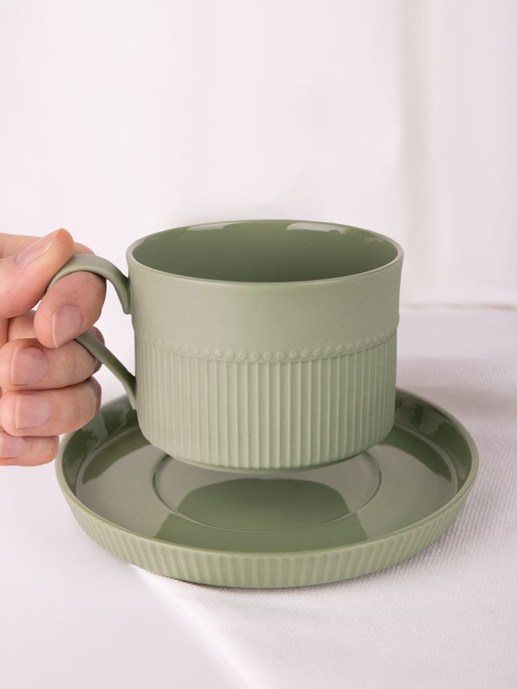 Чайная пара Pastello Moderno, зеленая — изображение 8