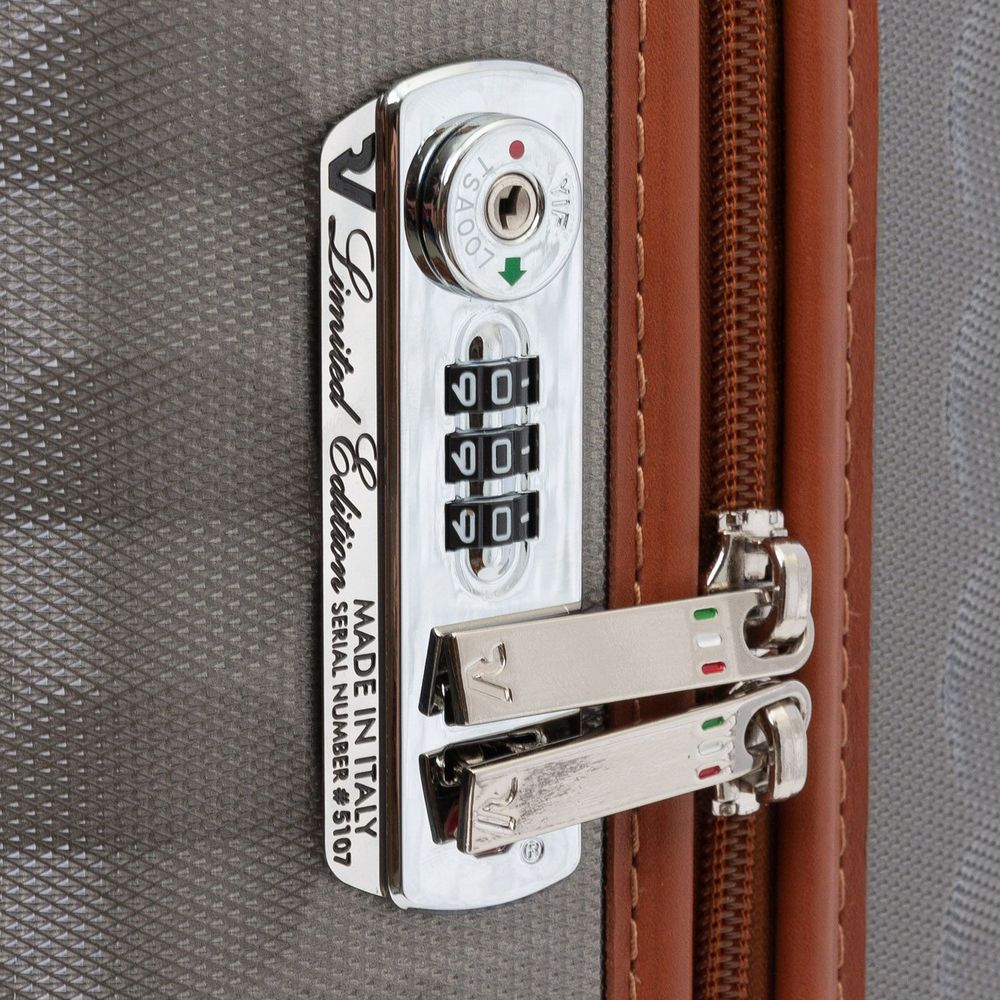 Чемодан E-Lite S, бежевый — изображение 7