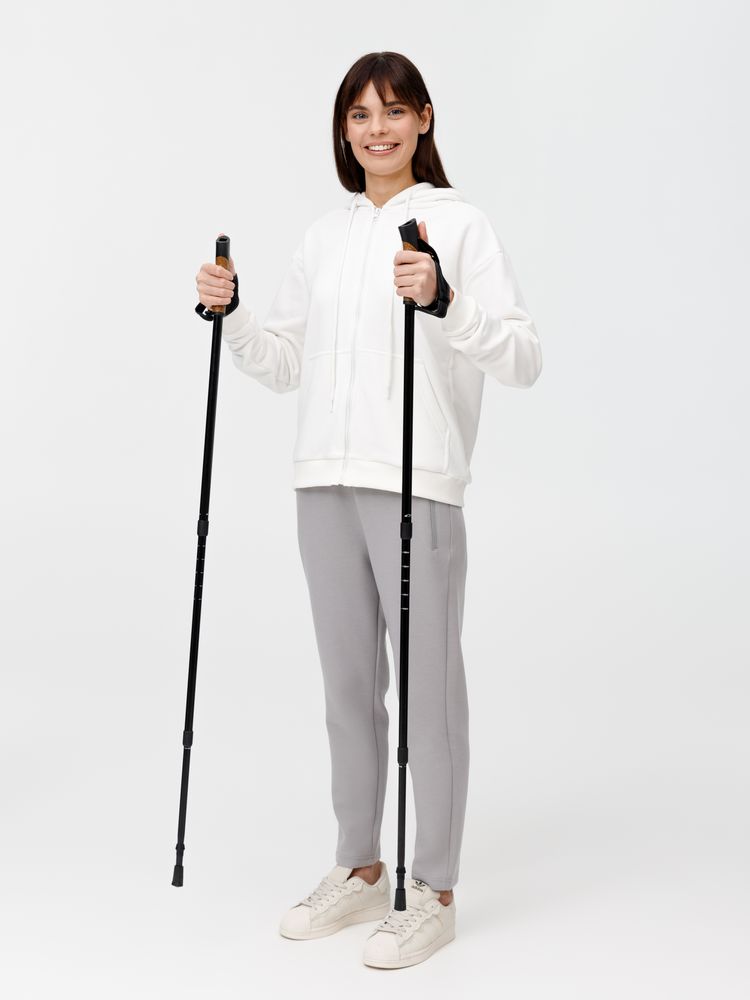 Палки для скандинавской ходьбы Trekk, черные — изображение 11