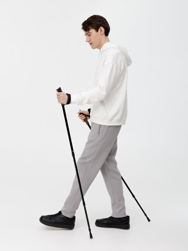 Палки для скандинавской ходьбы Trekk, черные — изображение 13