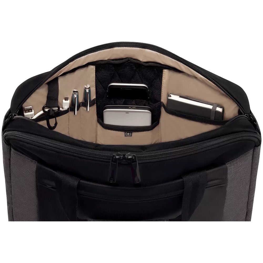 Сумка для ноутбука 16, черный c серым — изображение 4