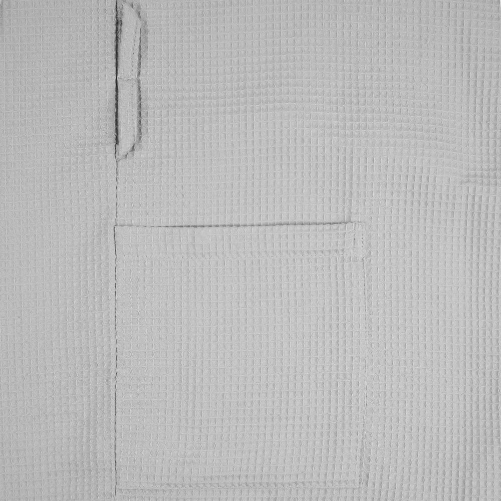 Халат вафельный Kimono, светло-серый — изображение 6