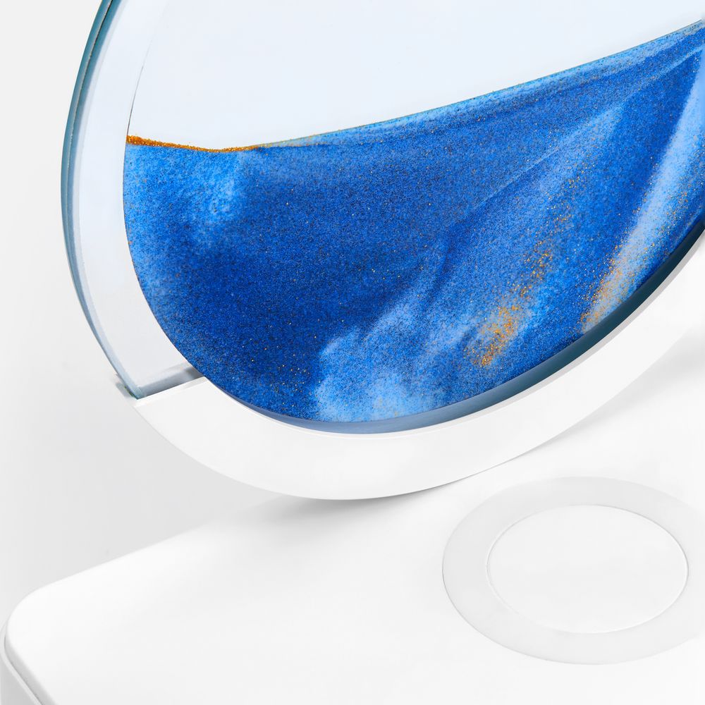 Интерьерный светильник с беспроводной зарядкой Sandflow, белый — изображение 7