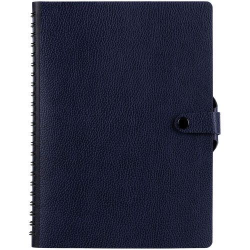 Ежедневник Strep Front на заказ, недатированный, темно-синий