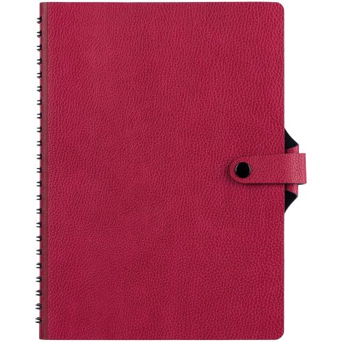 Ежедневник Strep Front на заказ, недатированный, малиновый