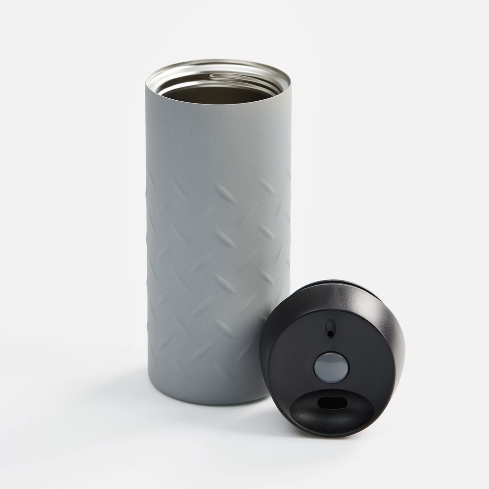 Термостакан Hard Work, серый — изображение 3