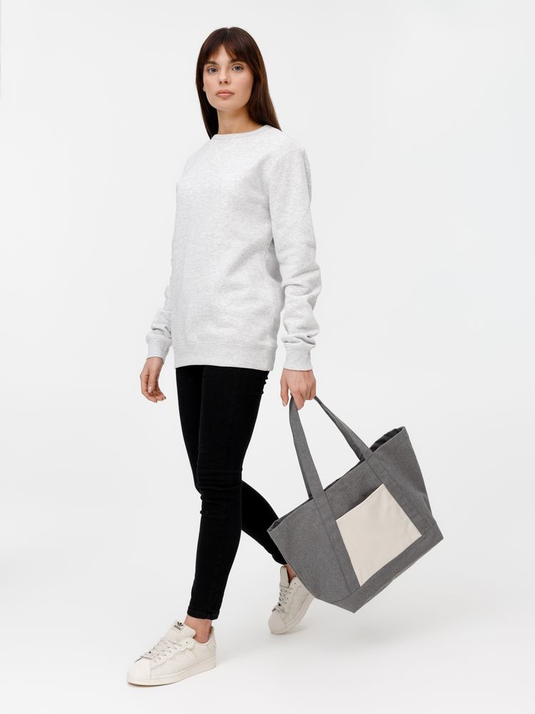 Шопер Shophop, серый с неокрашенным — изображение 10