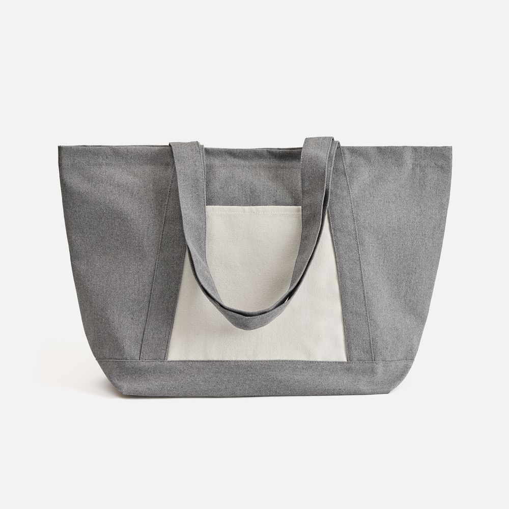 Шопер Shophop, серый с неокрашенным — изображение 3