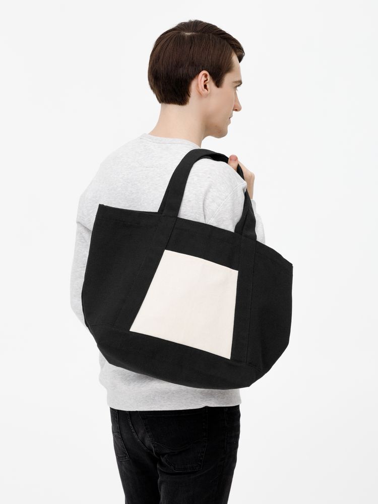 Шопер Shophop, черный с неокрашенным — изображение 8