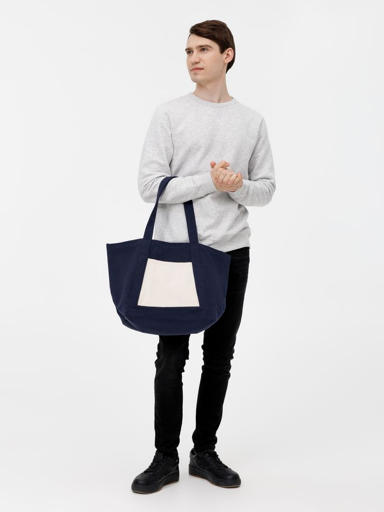 Шопер Shophop, синий с неокрашенным — изображение 10