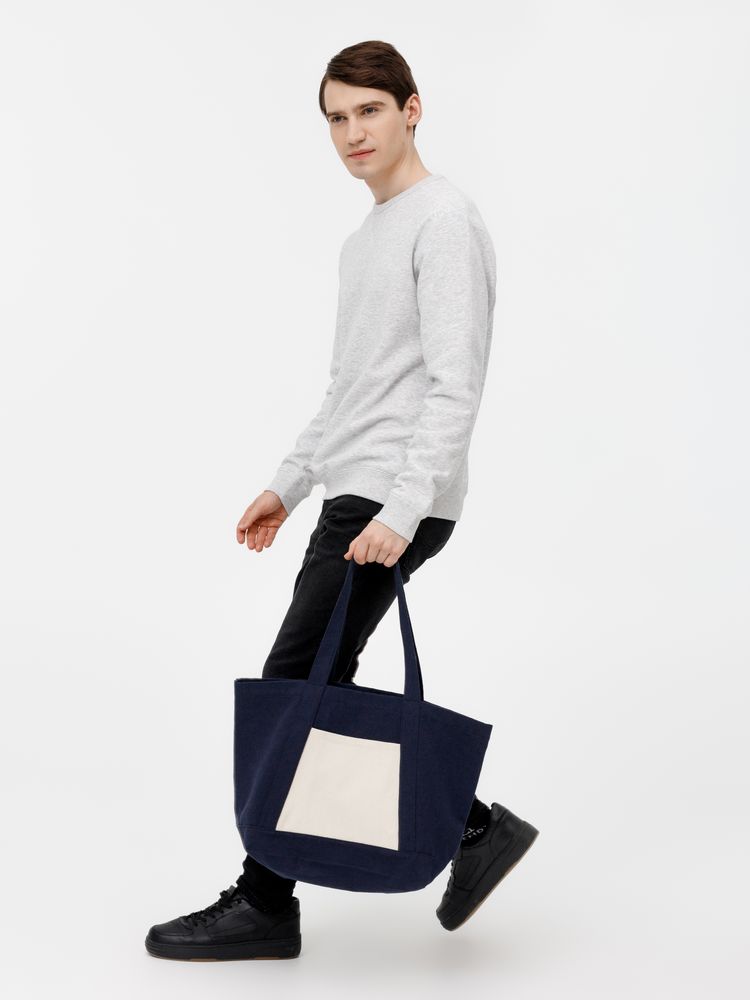 Шопер Shophop, синий с неокрашенным — изображение 12