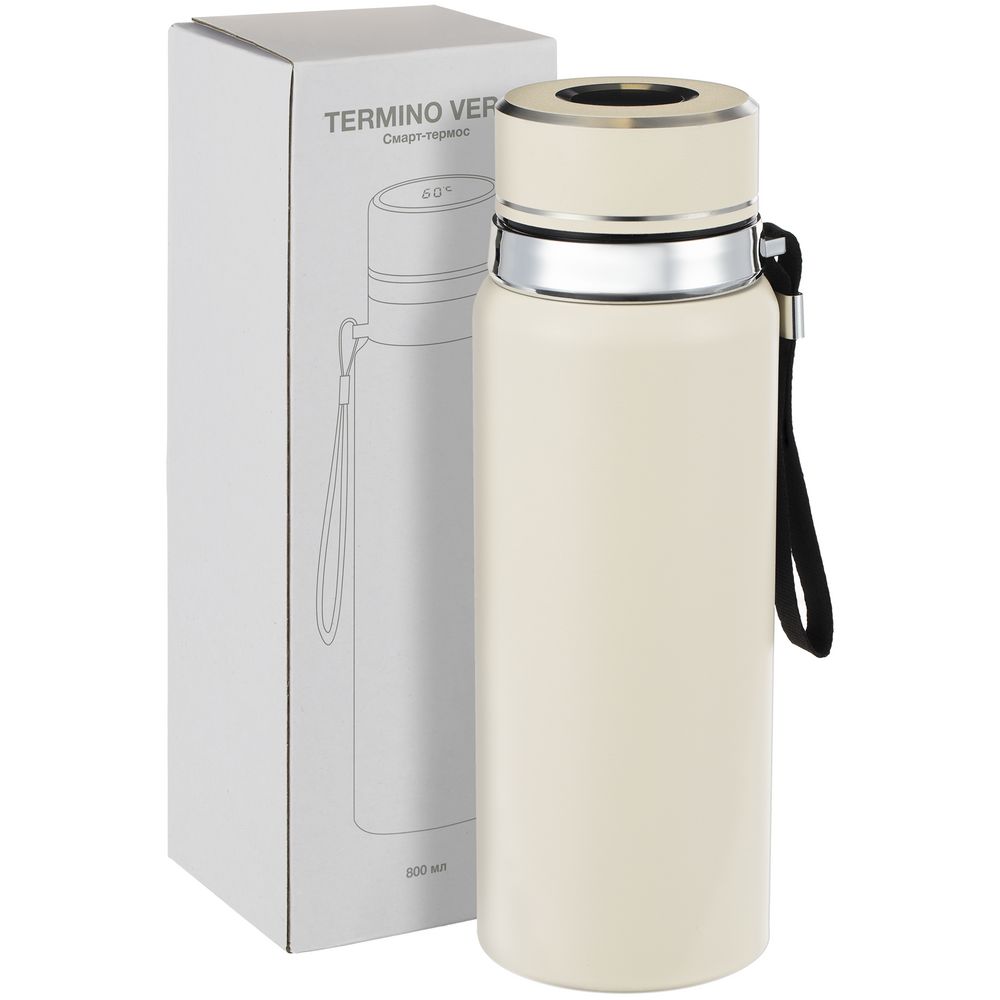 Смарт-термос Termino, ver.2, белый (молочный) — изображение 9