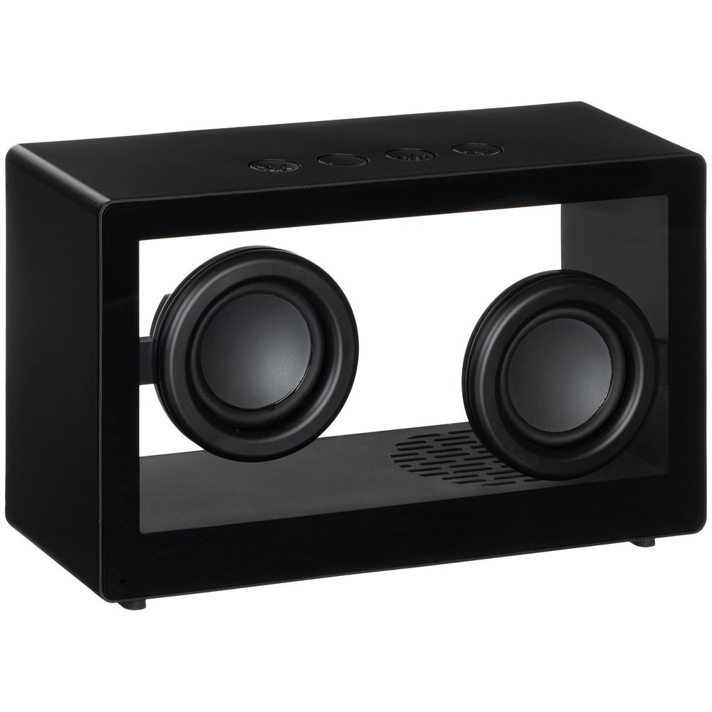 Bluetooth-колонка со светомузыкой Sensofonic, черная — изображение 3