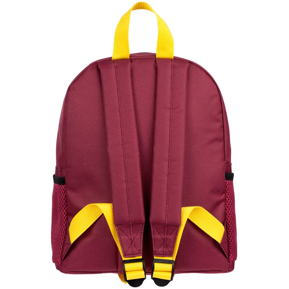 Рюкзак детский Kiddo, бордовый с серым — изображение 5