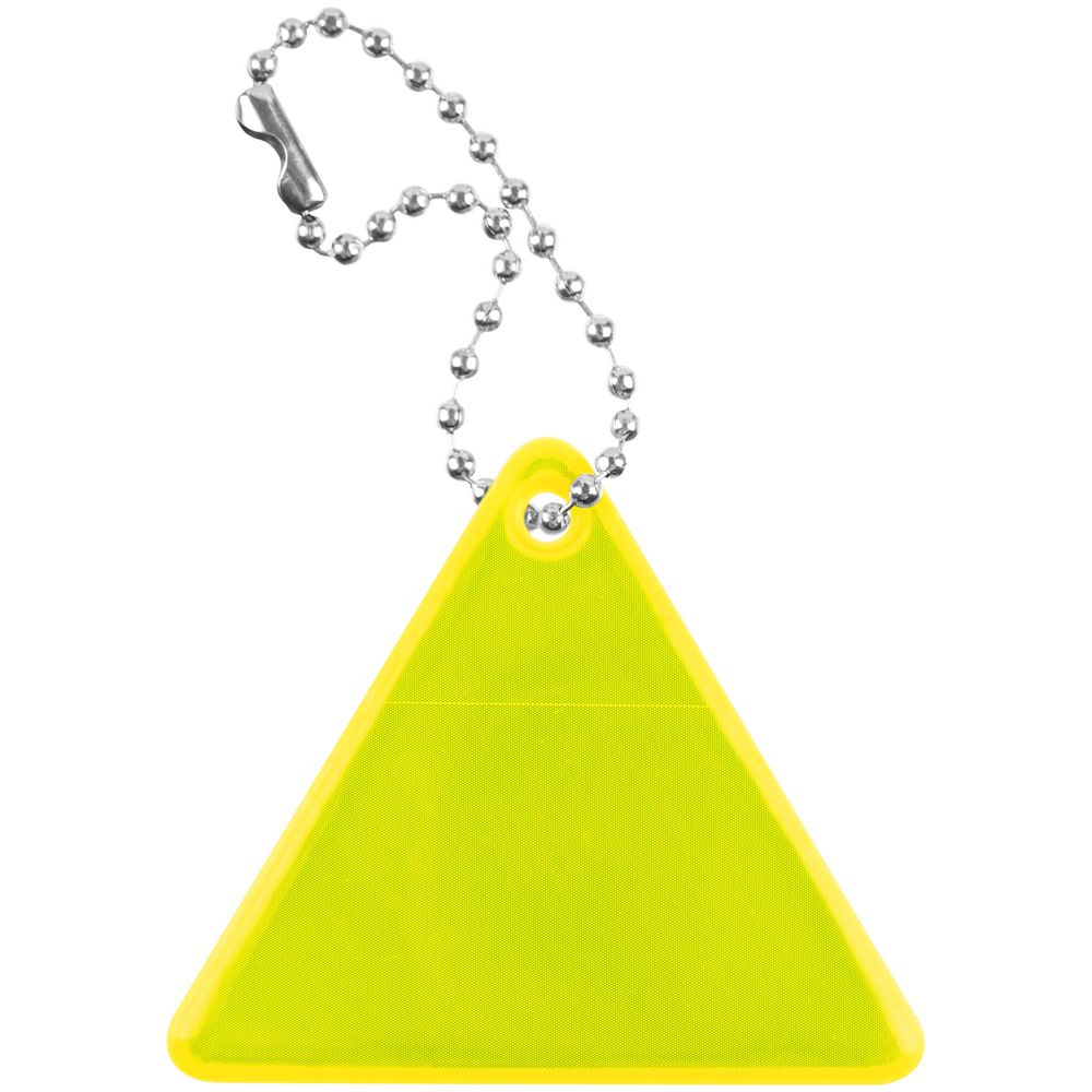 Светоотражатель Spare Care, треугольник, желтый неон — изображение 3