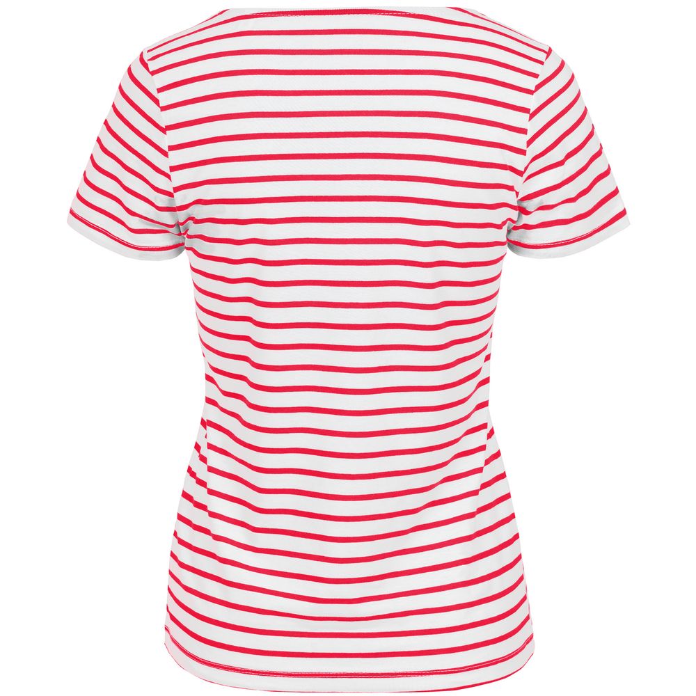 Футболка женская Grand Granat New, белая с красным — изображение 5