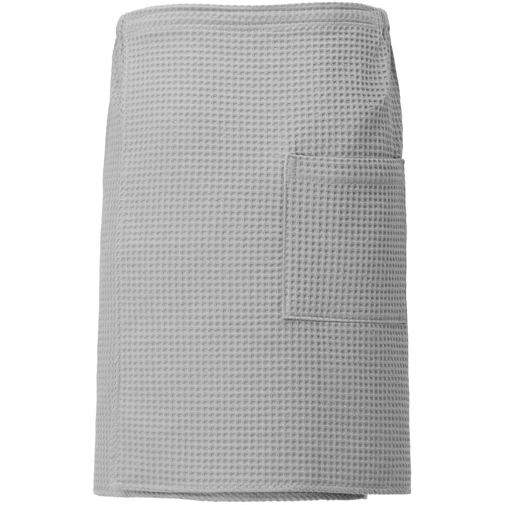 Килт вафельный мужской Onsen, светло-серый, единый размер — изображение 2