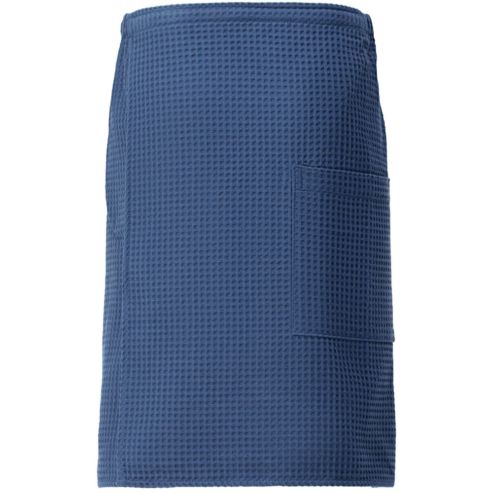 Килт вафельный мужской Onsen, темно-синий, единый размер — изображение 2