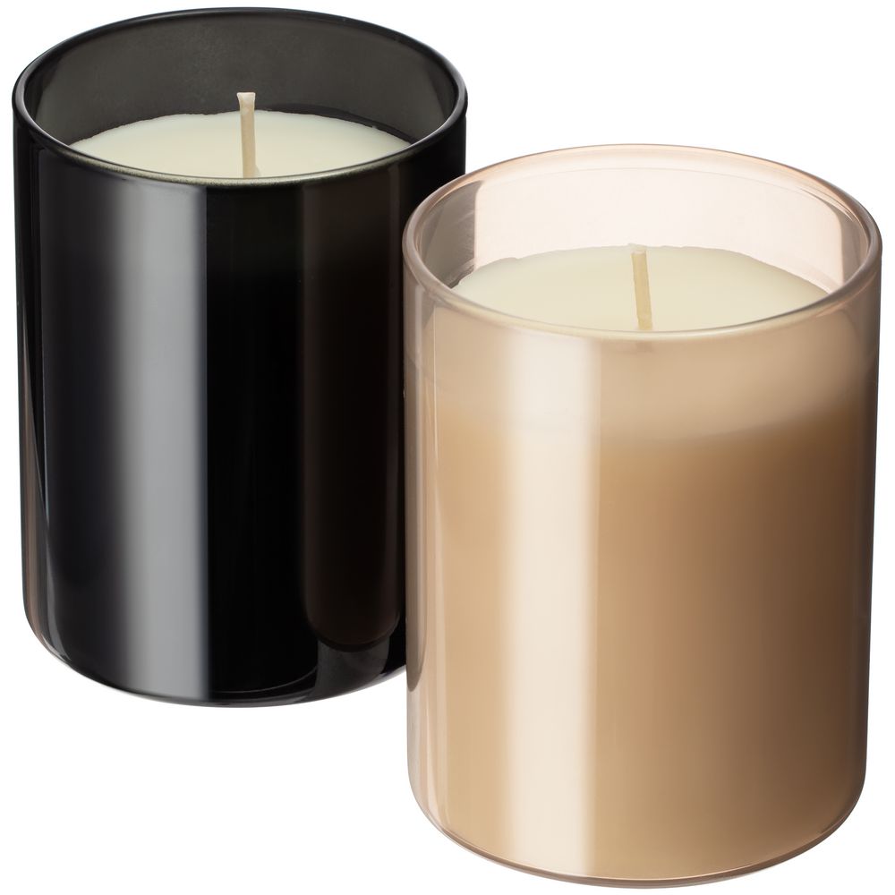 Ароматическая свеча Flikka, сосна и кипарис, бежевая — изображение 7