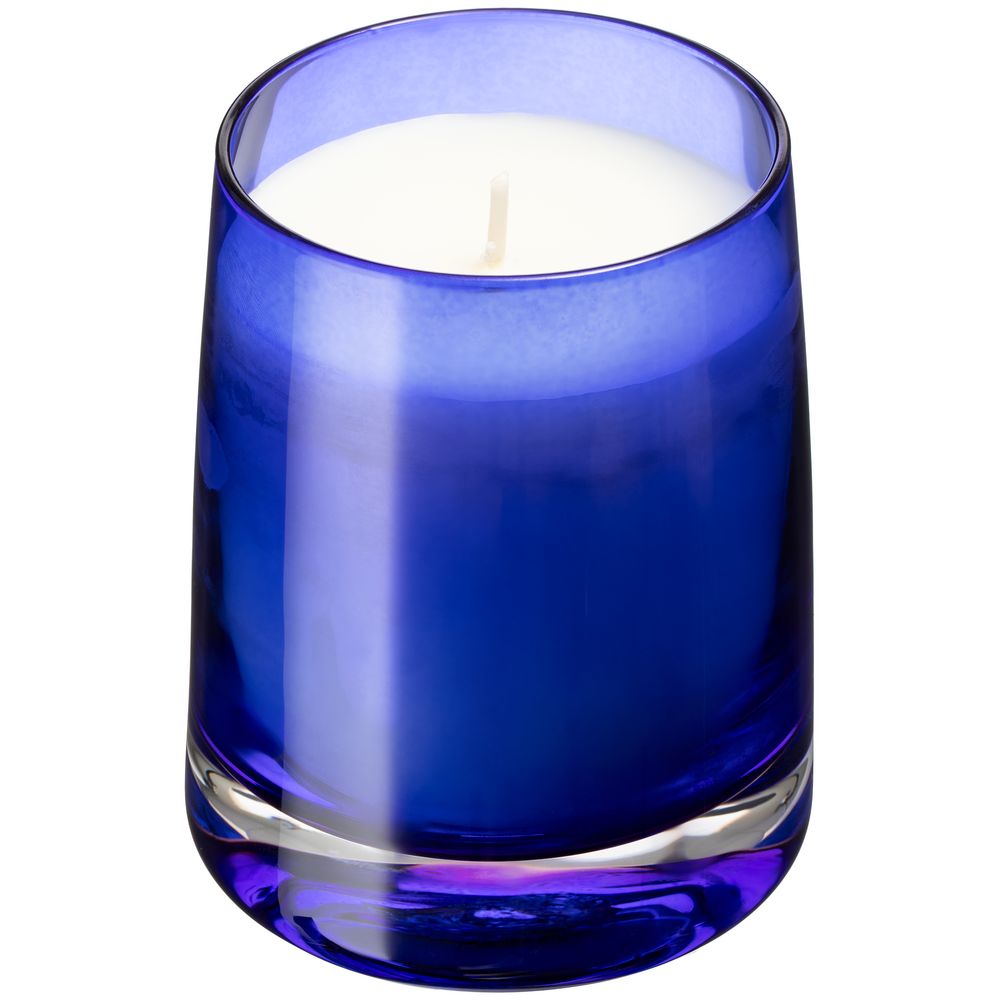 Ароматическая свеча Fragnola, пряная древесина и кардамон, темно-синяя — изображение 2