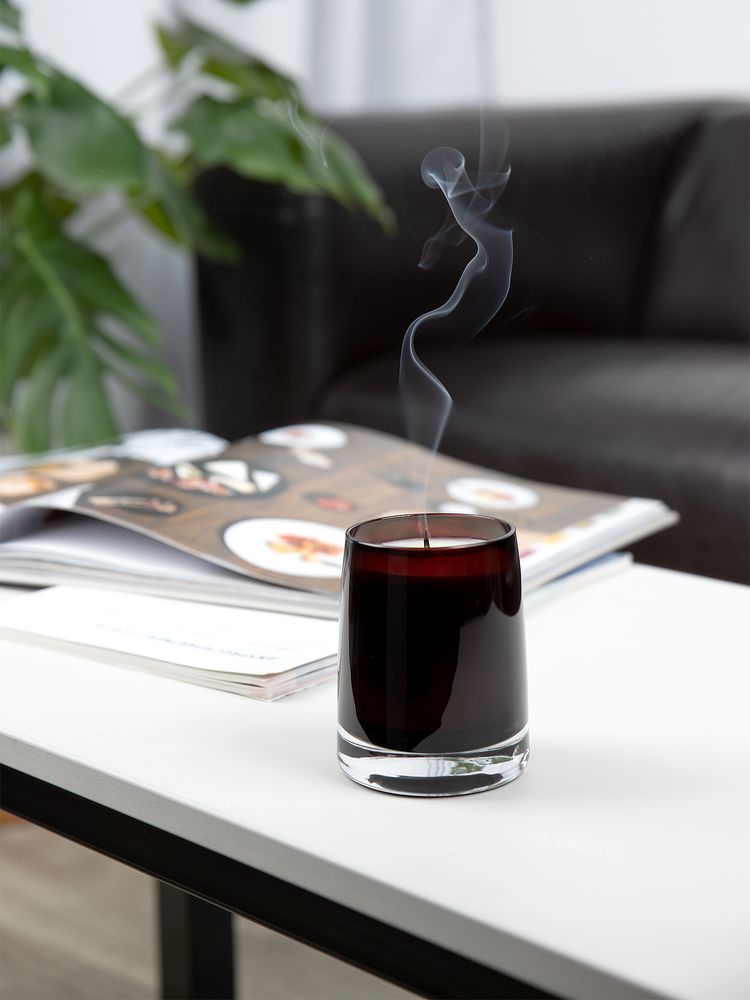 Ароматическая свеча Fragnola, грейпфрут и ветивер, бордовая — изображение 7