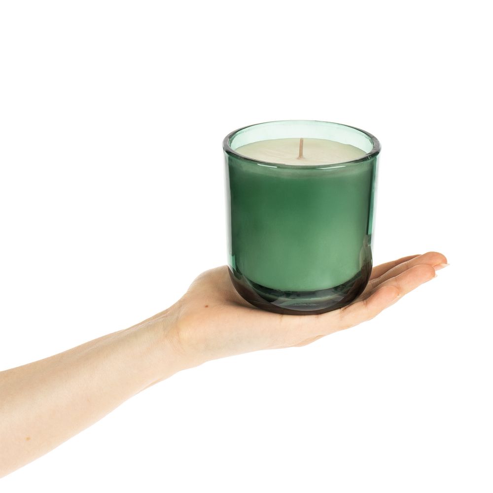 Ароматическая свеча Vitral, дубовый мох и пачули, зеленая — изображение 3