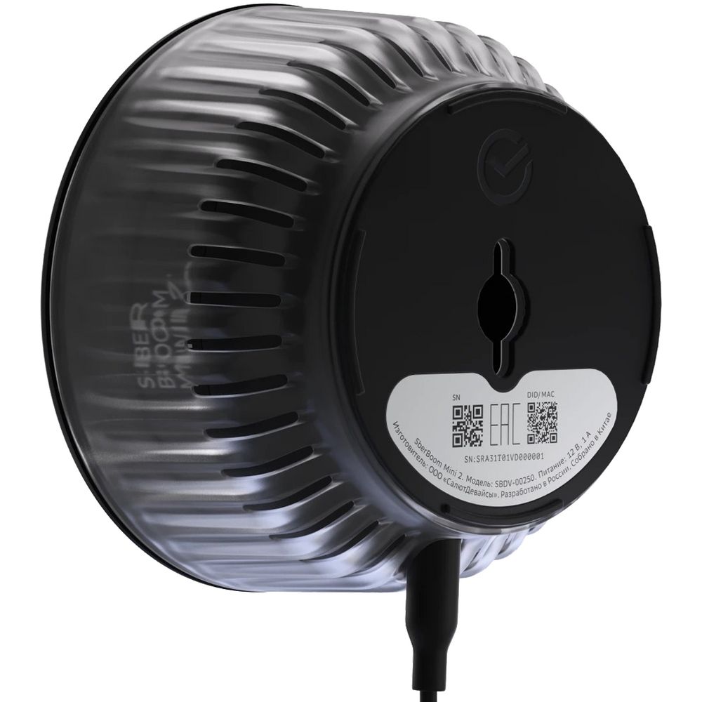 Умная колонка SberBoom Mini 2, черная — изображение 4