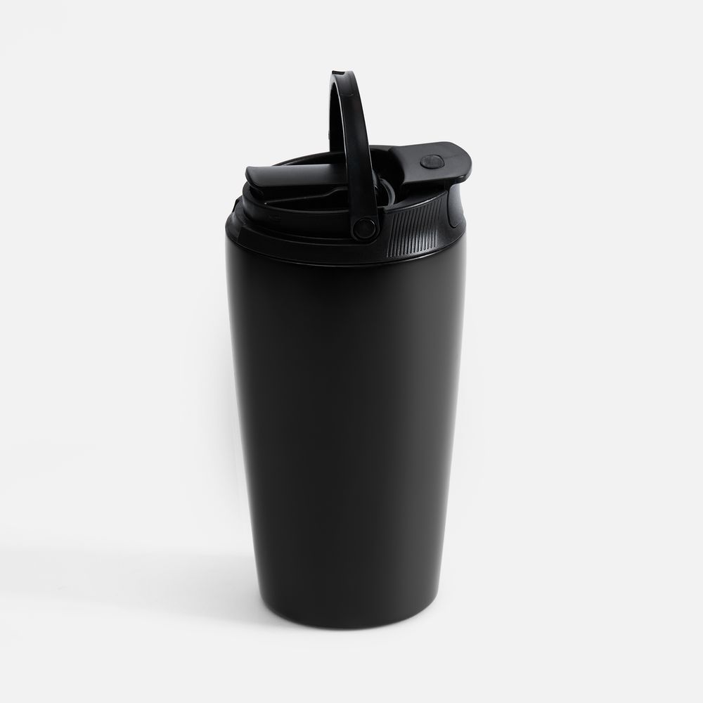 Термостакан с двумя поильниками Duetta, черный — изображение 4