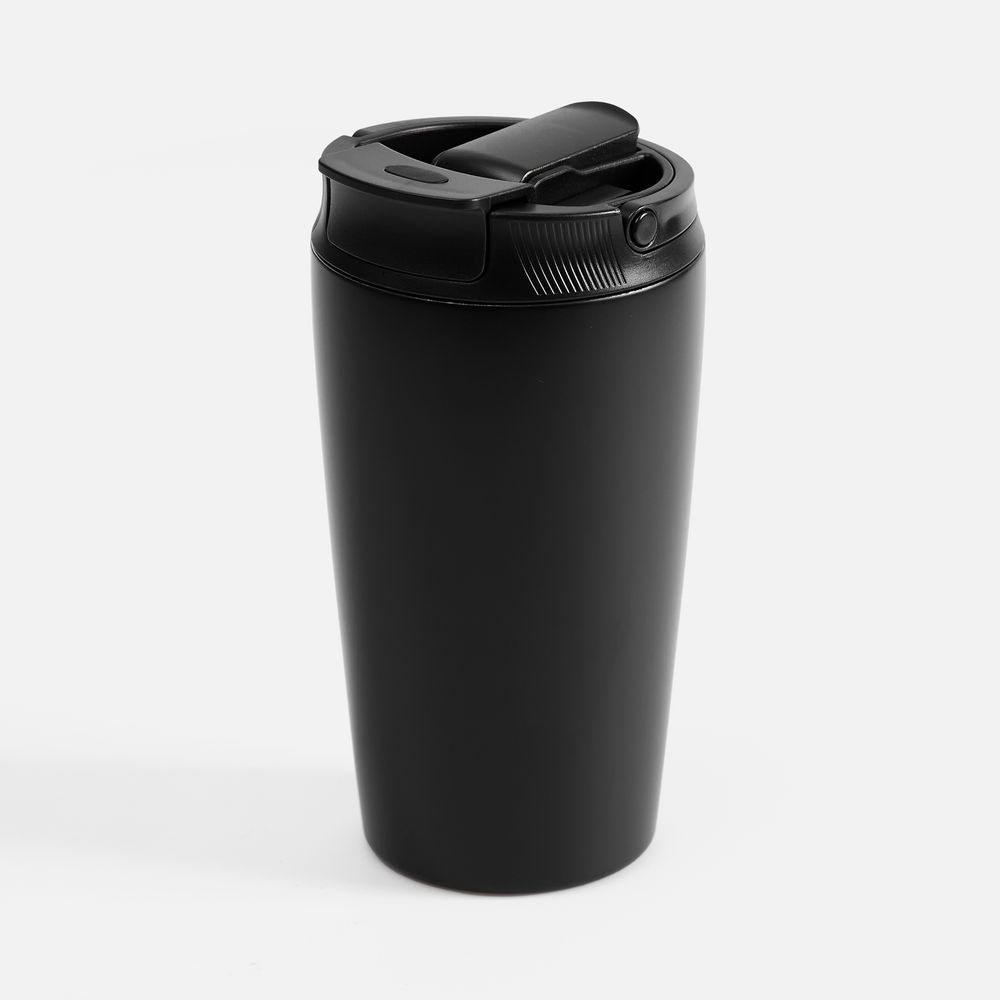 Термостакан с двумя поильниками Duetta, черный — изображение 2