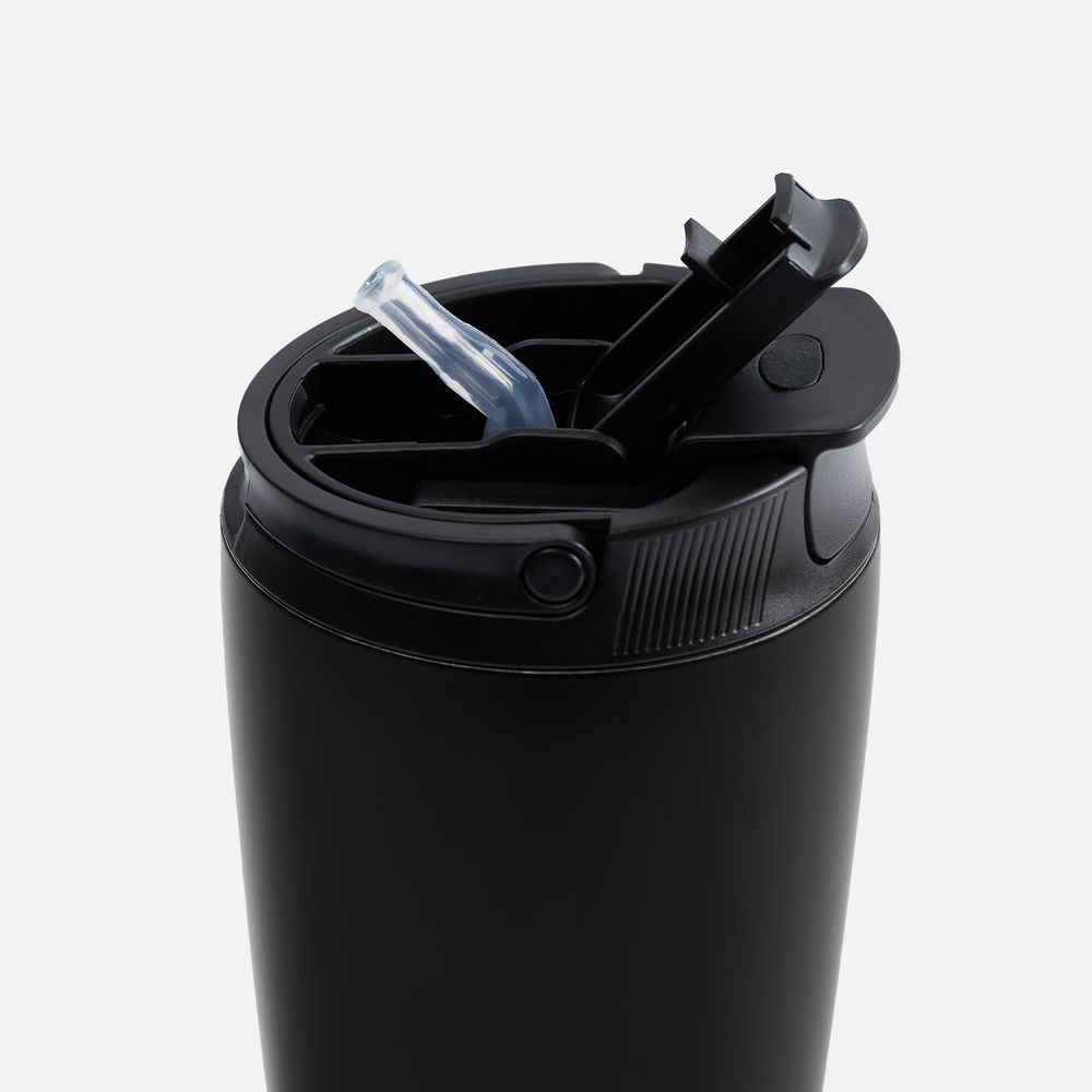 Термостакан с двумя поильниками Duetta, черный — изображение 6