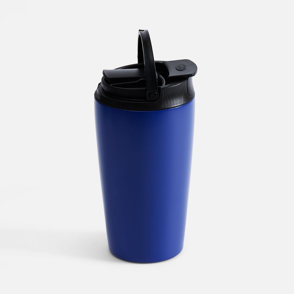 Термостакан с двумя поильниками Duetta, синий — изображение 4