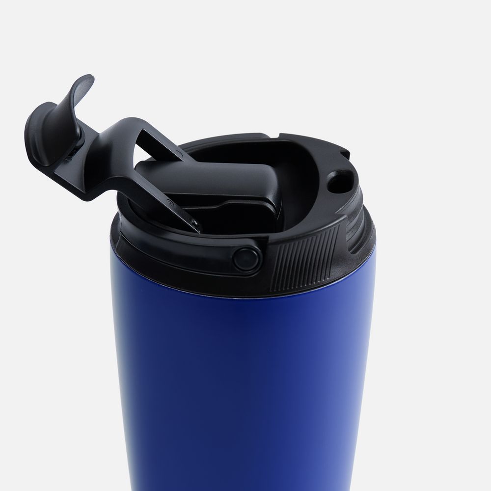 Термостакан с двумя поильниками Duetta, синий — изображение 5